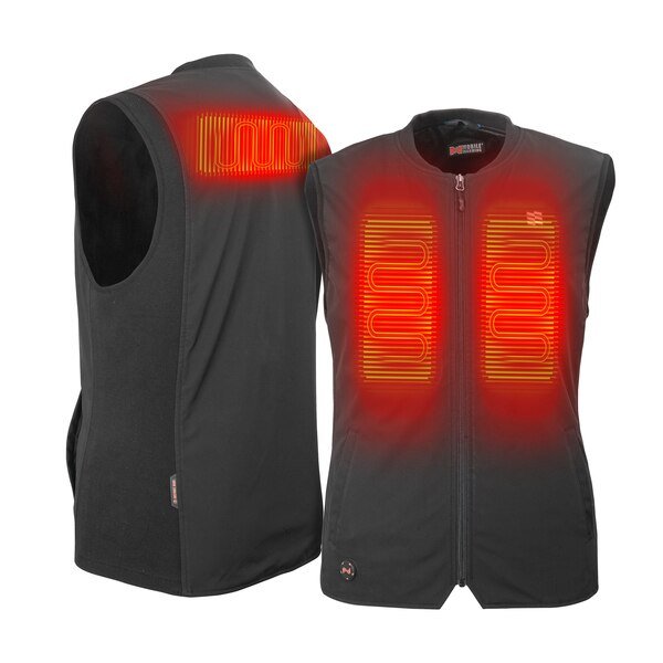 Unisex Black Heated Vest, Bluetooth, MD, 7.4V, Mobile Warming, Mfr#: MWUV07010320
